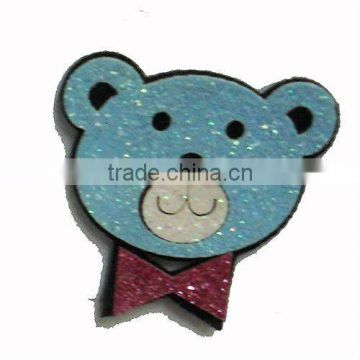 BEER Garment fabric accessories Bear sticker