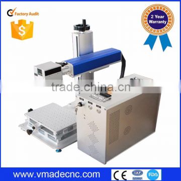 Metal fiber laser marking machine / wood acrylic plastic metal laser printer for sale
