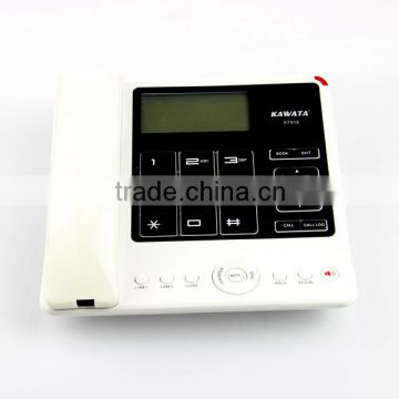 Factory direct lcd backlight auto redial desktop wired telephone