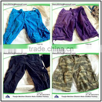 summer used clothing cargo short pants clothing men used clothing