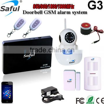 Big Christmas Promotion DIY gsm wireless home burglar security alarm system/alarm gsm with 868MHz frequency