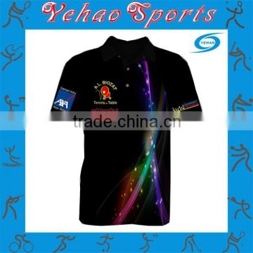 Sublimation made wholesale polo shirts for men