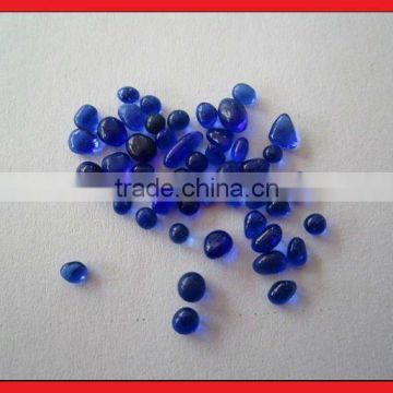 solid color round glass beads