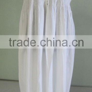 Price List White Cotton Nightgown Nightdress                        
                                                Quality Choice