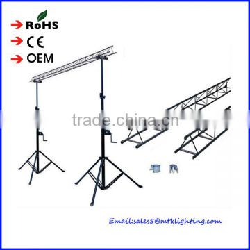 small stage 4m adjust height light display aluminum lighting truss tripod light stand