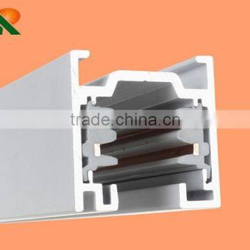 Square dongguan Three Circuits Four Wires Track rail for Led Track Lighting
