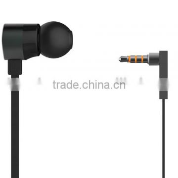 3.5mm stereo flat cable headphone / earphone with microphone