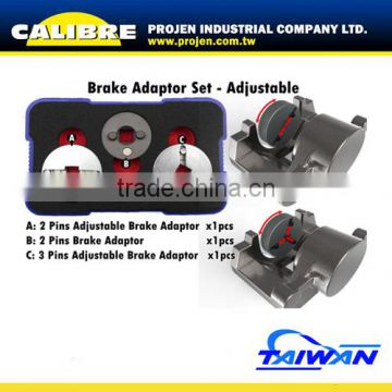 CALIBRE Brake Caliper Rewind 3pc Adjustable Brake Adaptor Set