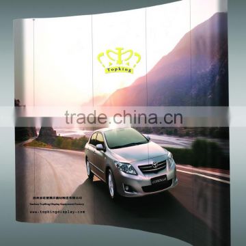 Pop Up Display Stand Exhibition Wall Banner Trade Show Backdrop Stand Tension Fabric Pop UP Dispaly