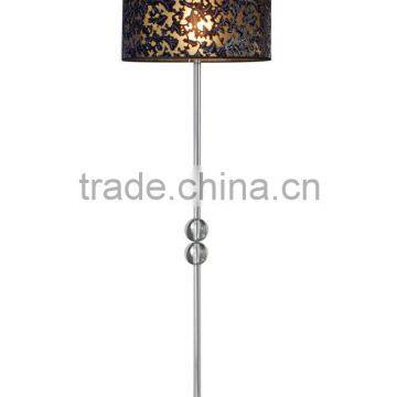 Modern artical painting floor light with glass ball for decoration factory floor light