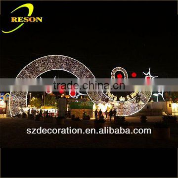 china 2014 newest giant pvc led christmas tree decorative light pole