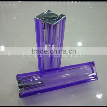 square acrylic cosmetic bottle