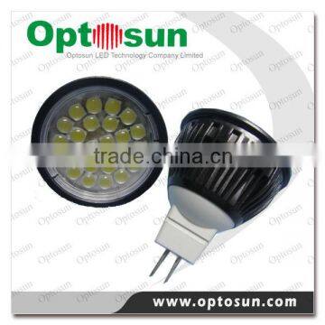 4W 24pcs SMD 5050 led spotlight ceiling MR16 with CE&RoHS&TUV