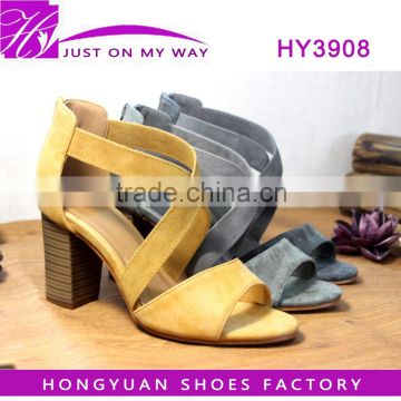 fashionable high heel shoes ladies, simple desgin elegant sandals                        
                                                Quality Choice