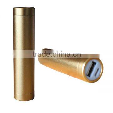 golden torch 2800mah mobile power bank with OEM logo and color