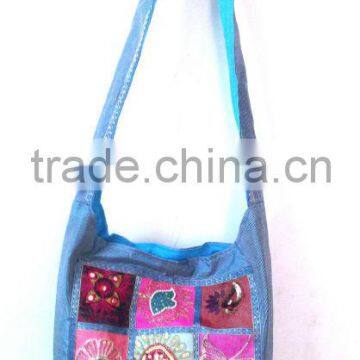 Latest Collection Fashionable patchwork multi color vintage fabric gypsy tribal bags