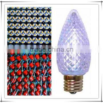 110v or 220v C9 E17 strawberry outdoor used changeable waterproof led bulbs