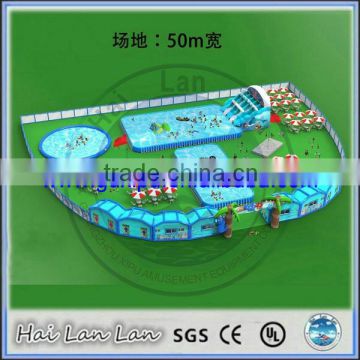 how to buy high quality inflatable water park with slide price
