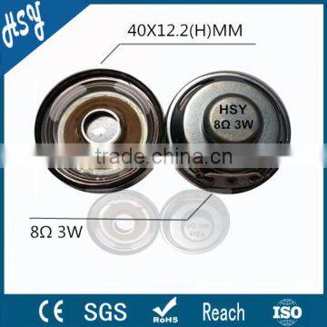 Waterproof 40mm 8ohm 3w small round speaker