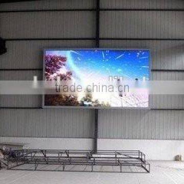 Full color HD LED display p10 bill board die-casting-aluminum led display large 3D LED display