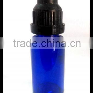 blue glass essential oil bottle 20ml