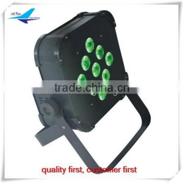 9*18w 6 in 1 rgbwa uv rechargeable battery powered wireless dmx