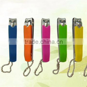 Wholesale Practical silicon nail clipper with chain