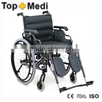 Rehabilitation Therapy Supplies Manual soft seat foshan aluminum wheelchair