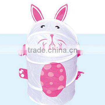 Folding Fabric Pop Up Rabbit Pattern Laundry Hamper