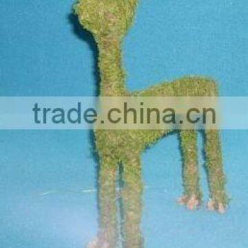 moss grass decorative deer-Xmas