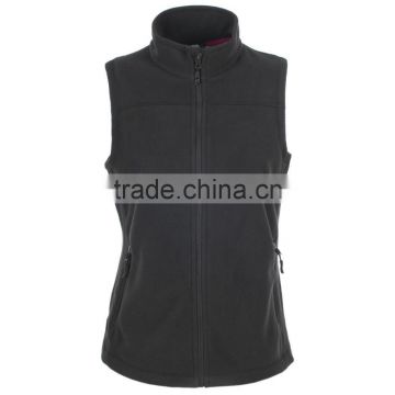 Custom sleeveless polar fleece vest for women