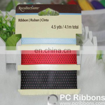 Satin printed retail packing ribbon