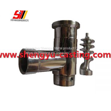 China OEM Customized Stainless Steel Meat Mixer Grinder Parts
