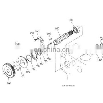 Diesel engine parts v2003 16415-5115-0 gear injection pump