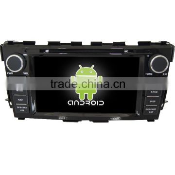 Quad core!car dvd with mirror link/DVR/TPMS/OBD2 for 8 inch touch screen quad core 4.4 Android system NISSAN TEANA