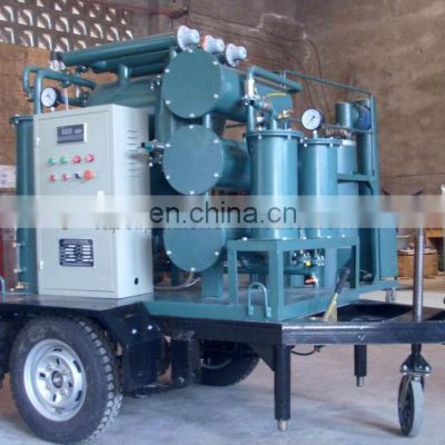 Transformer oil usage dirty oil restoration machine, degassing, drying, particulate/acidity/ sludge/ soluble oil decay removal