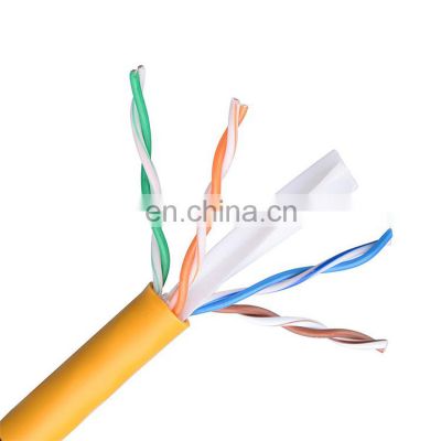23AWG 4P copper/cca indoor/outdoor cat6 cat6a utp ftp lan cable for network and cctv camera