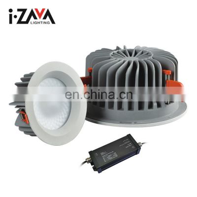 Anti Glare Round Shape Contemporary Round Ceiling Recessed Mounted Cob IP54 10W Led Down Lamp