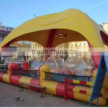 8*8m Custom PVC plastic Giant Inflatable Swimming Pool Cover