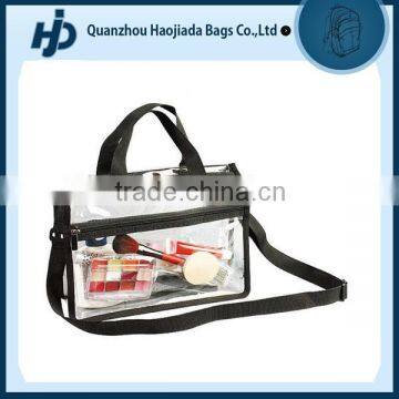 2015 custom made personalized transparent PVC cosmetic bag