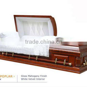 WESTON POPLAR america wood casket