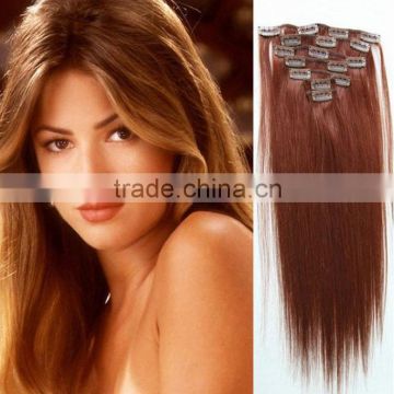 hot selling high quality & cheap virgin wholesale brazilian hair extensions clip in human hair