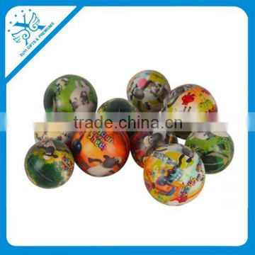 promotional cartoon print ball manufacturer beach stress ball