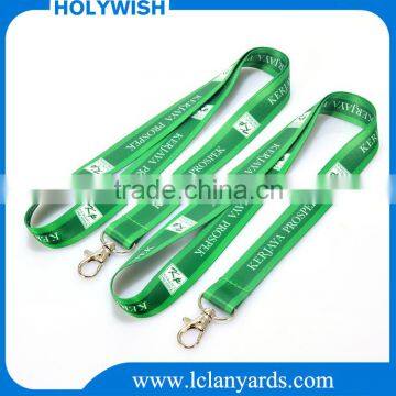 Personalized cool logo sublimation printing lanyard with buckle