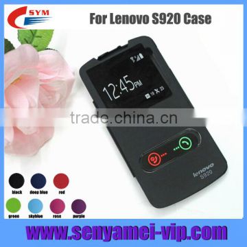 high quality flip cover case for Lenovo S920