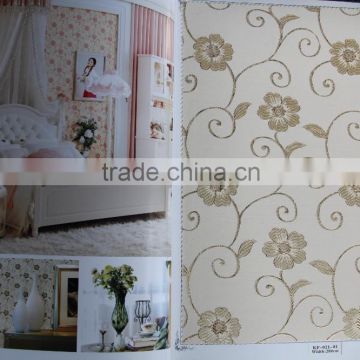 Textile Wallfabric Made of Jacquard Polyester