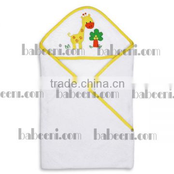 Baby Bathrobe With Lovely Hand Applique Pattern