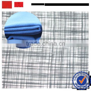 shaoxing factory fabric supplier ttr 2 side brushed fabric / export cheap tr melton fabric for winter coat
