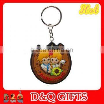 2015 hottest custom 3d soft pvc keychain with russsia