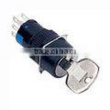 GA6-16AY-22Y CNGAD circular 16mm series 3pins 3-position selector key switch